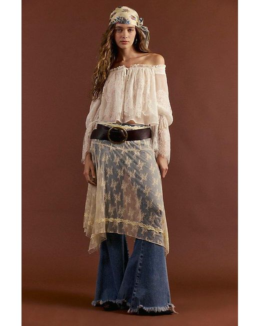 Free People Brown Brando Hip Belt