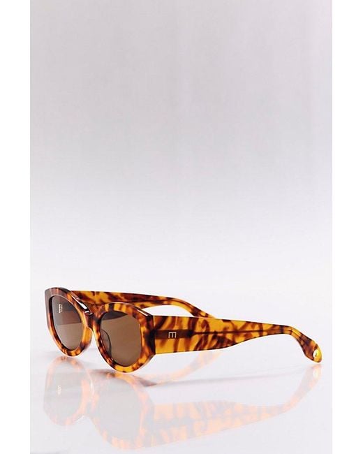 Elisa Johnson Black Jeannie Round Sunglasses