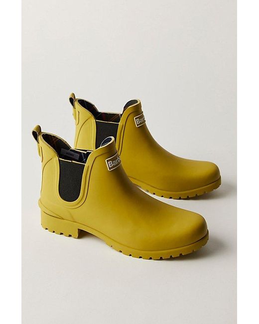 Barbour Yellow Wilton Boots