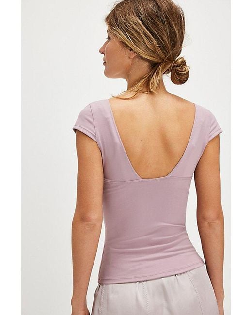 Intimately By Free People Purple Duo Corset Cami Top
