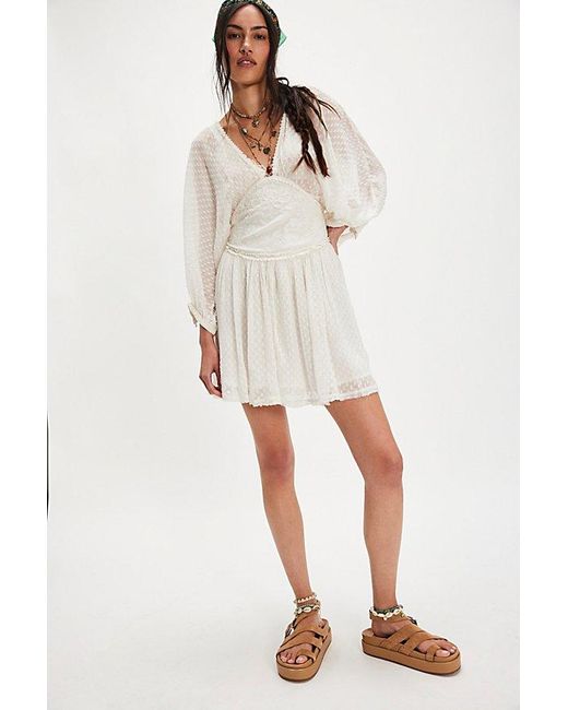Free People Natural Sweet Dreams Mini Dress