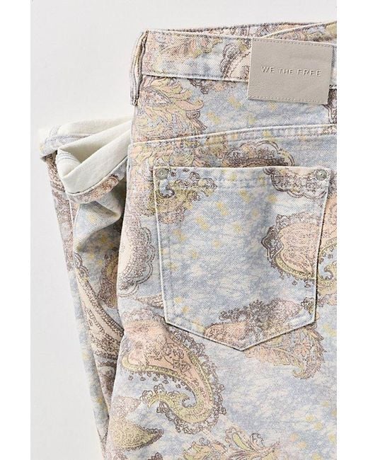Free People Gray Tennessee Low-Rise Illusions Jeans