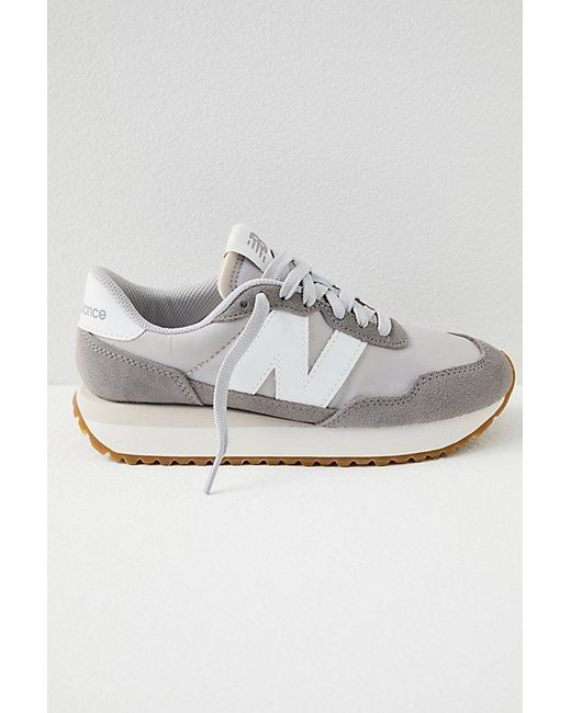 New Balance Gray 237 Sneakers