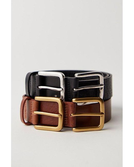 Free People Sabo Double Buckle Belt in Black | Lyst UK display picture 1