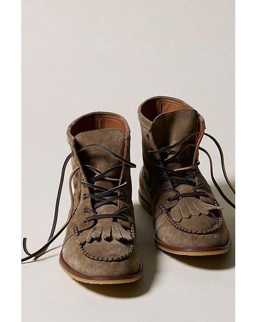 Free People Multicolor Benny Boat Shoe Boots Shoe