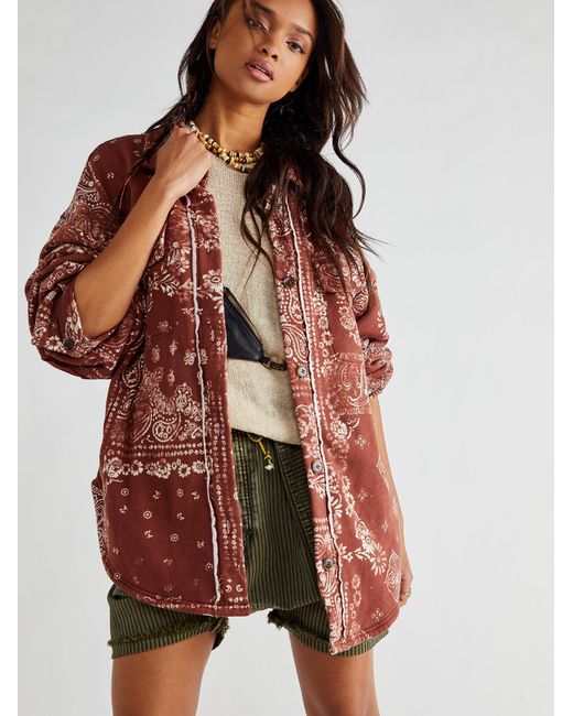Free People Ruby Bandana Jacket | Lyst