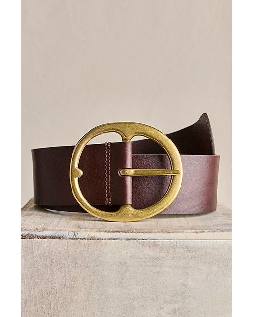 Free People Brown Brando Hip Belt