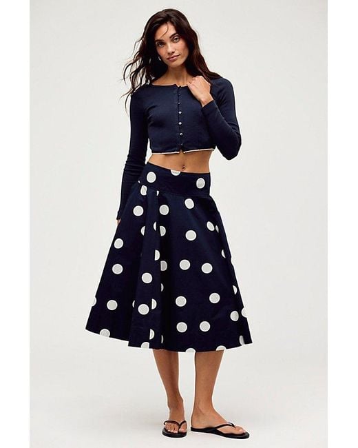 Free People Blue Laverne Set