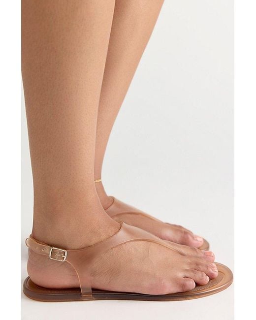 FP Vegan Collection Brown Jovie Jelly Sandals By