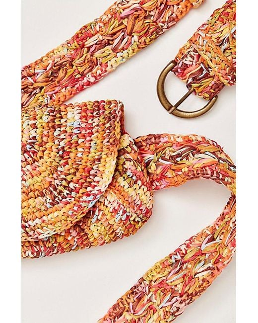Free People Multicolor Tutti Frutti Pocket Belt