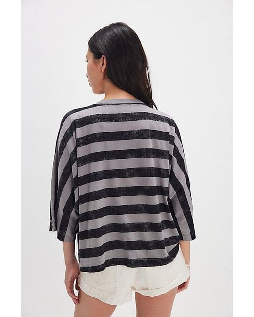 Ragabond Black Studio Stripe Tee By