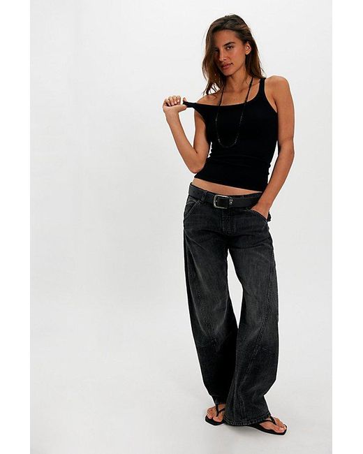 Free People Black We The Free Lychee Tank