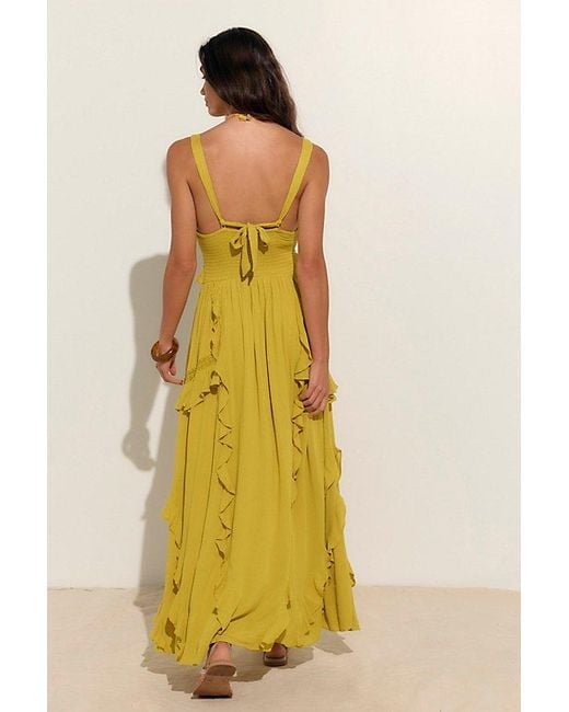 free-est Yellow Marsai Maxi Dress By