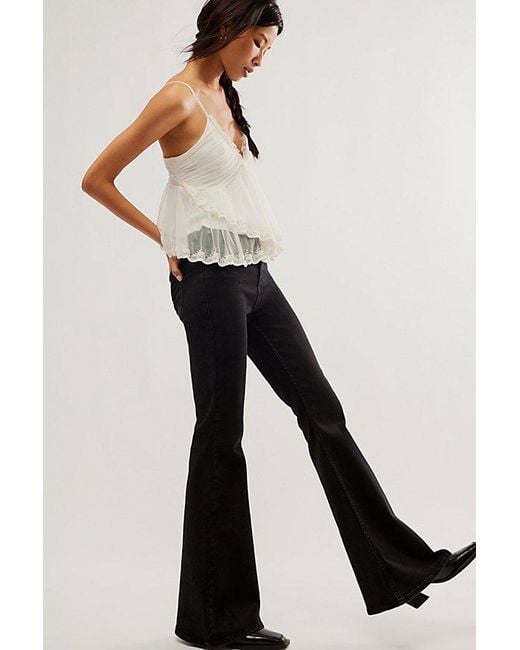 Lee Jeans Black High-rise Ever Fit Flare Jeans