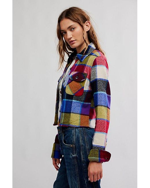 Free People Multicolor Winnie Plaid Shirt