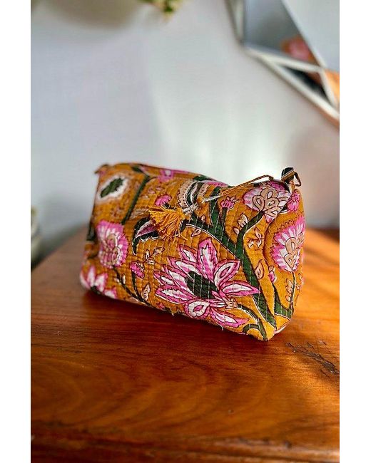 Be Deva Gray Kela Cosmetic Bag