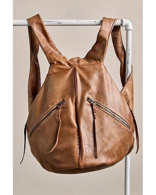 Free People Brown Bronko Backpack