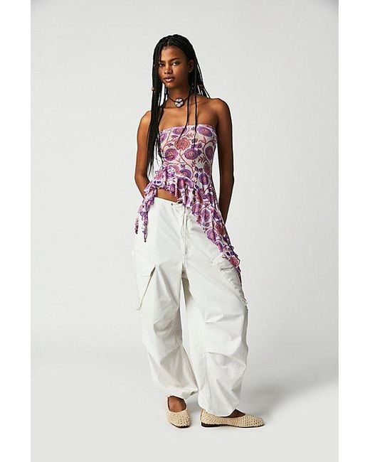 Free People White Taylor Tube Top