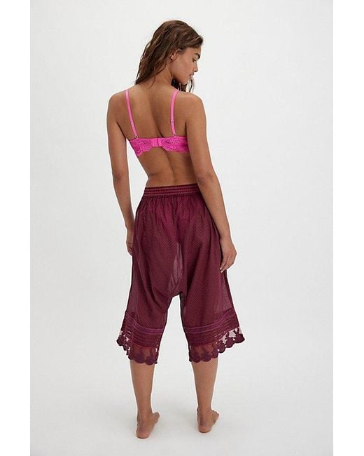 Free People Red Endless Afternoon Bloomers