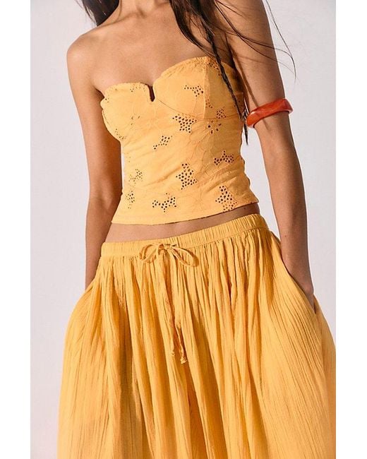 Intimately By Free People Orange Ever Afternoon Tube Top By