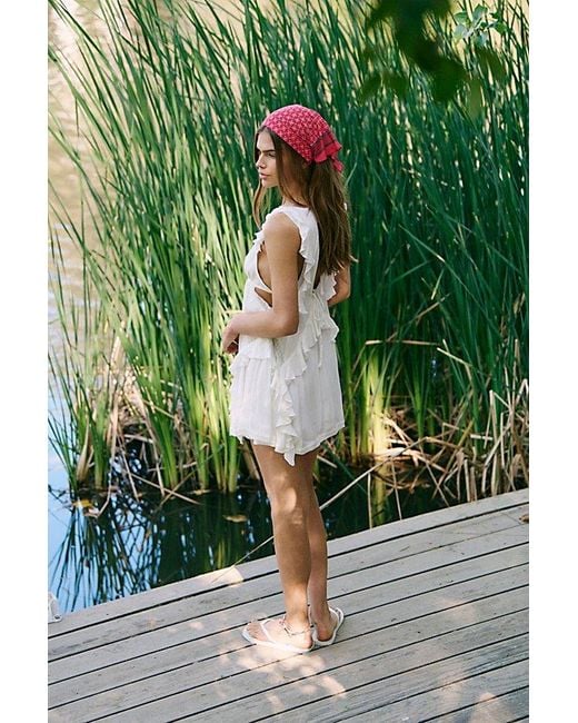 Free People Green More Is More Mini Dress