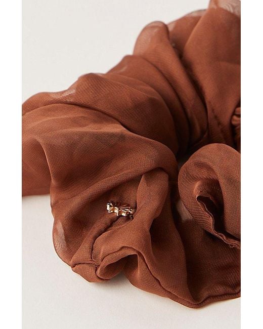 Lele Sadoughi Black Cindy Scrunchie