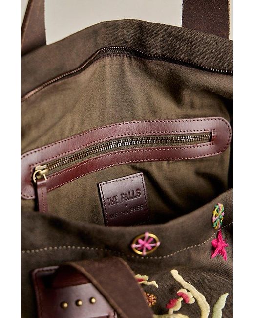 Free People Brown X The Falls Long Weekend Bag