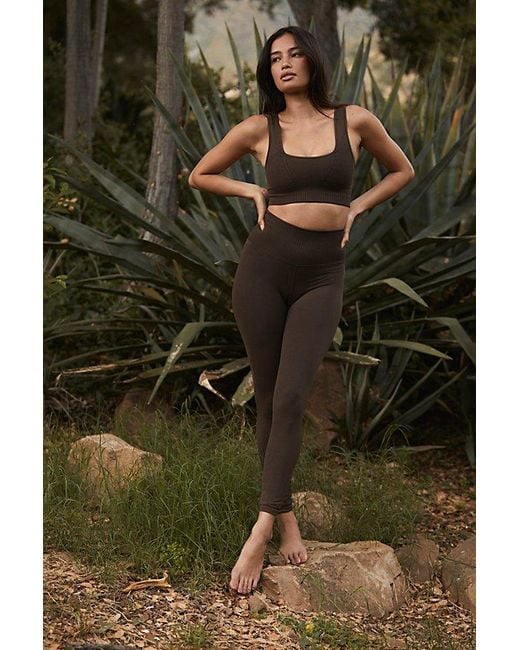 Fp Movement Green High-Rise 7/8 Length Good Karma Leggings