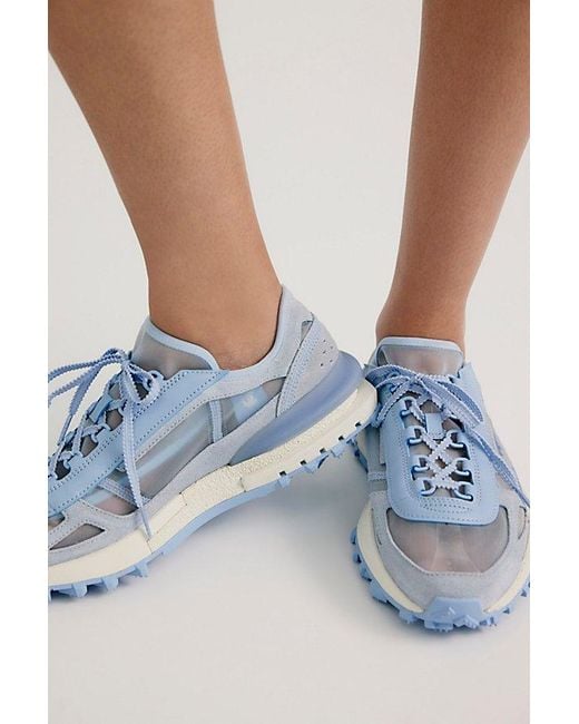 Lacoste Blue Elite Active Mesh Sneakers