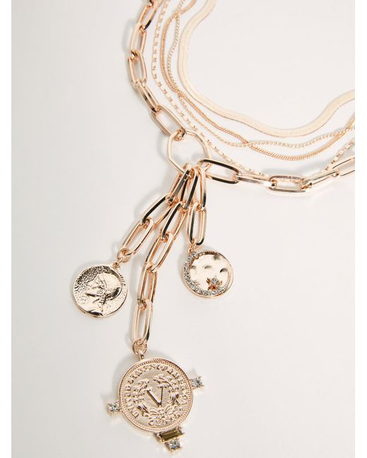 Free People Gold Rush Collection Collar 