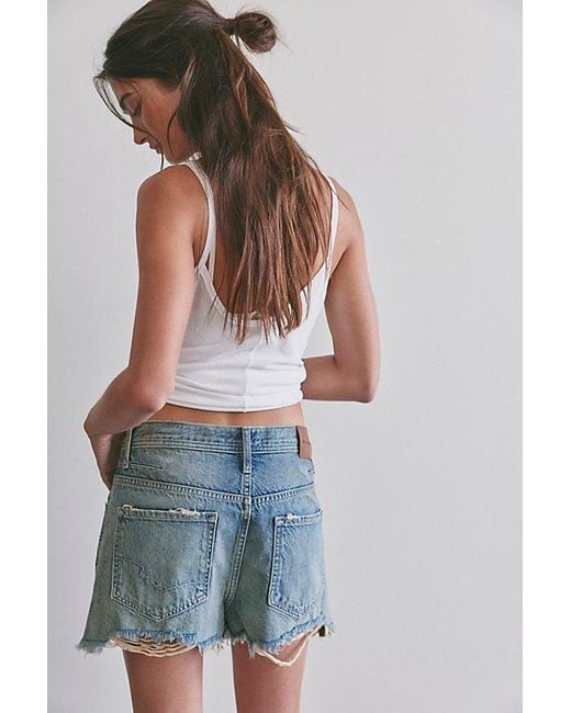 Free People Multicolor Double Take Shorts