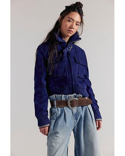 Free People Blue Phoenix Jacket