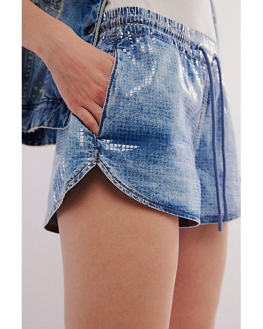 DIESEL Blue De-Sunny-S Shorts