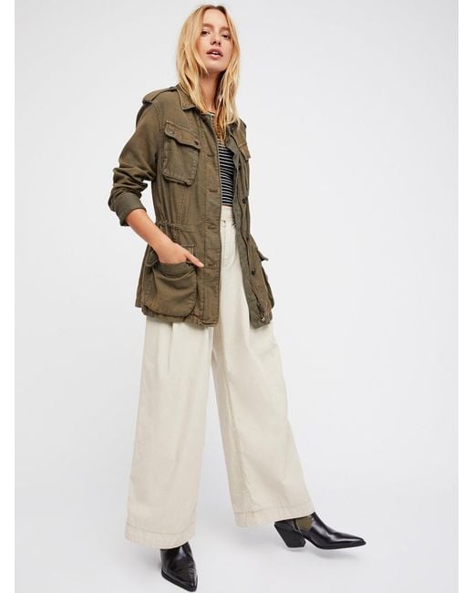 Free People Not Your Brother s Surplus Jacket in Green Lyst