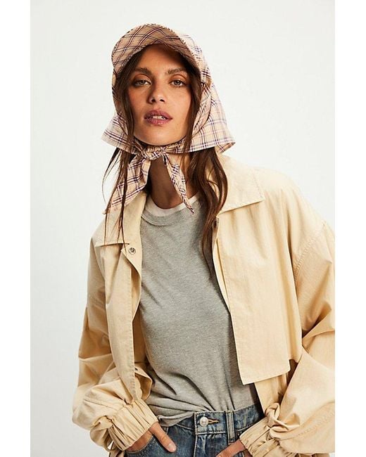 Clyde Natural Ellie Brimmed Scarf Hat By