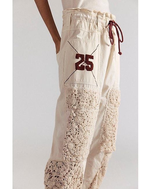 Free People Natural Rockaway Pull-On Craft Pants