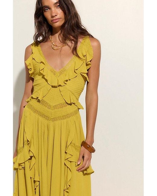 free-est Yellow Marsai Maxi Dress By