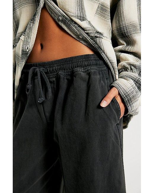 Free People Blue Lex Pull-On Barrel Pants