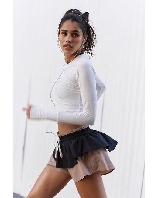 Fp Movement White Flex It Shorts