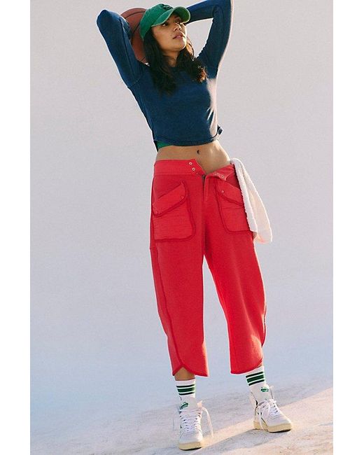 Fp Movement Red Timko Pants