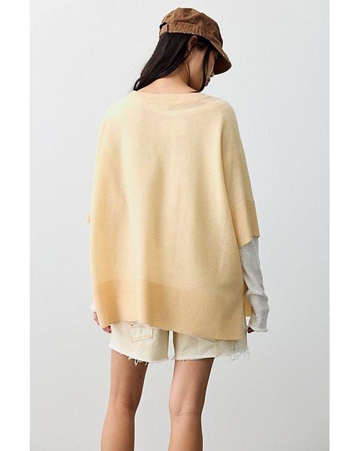Free People Natural Ninth Street Cashmere Tee