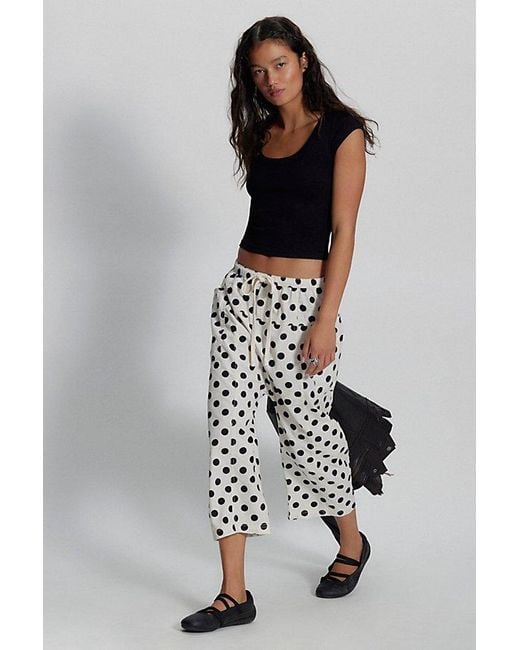 Free People Multicolor Need You Now Printed Cotton-Poplin Harem Pants