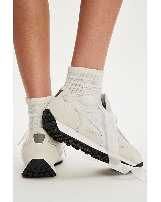 PUMA White Easy Rider Glam Athletic Sneakers