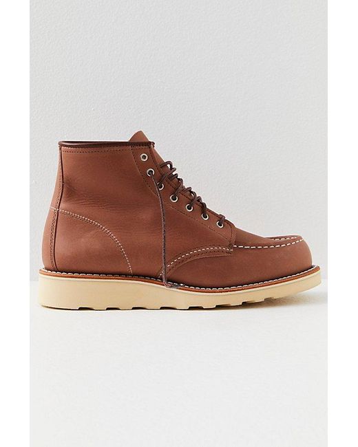 Red Wing Brown Wing 6" Classic Moc Boot