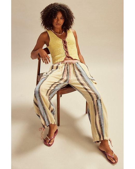 Free People Natural Sicily Shell Sweater