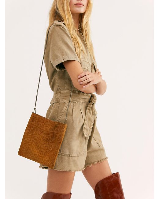 Nicolette suede crossbody deals