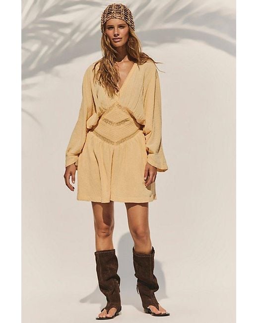 free-est Natural Celia Mini Dress By