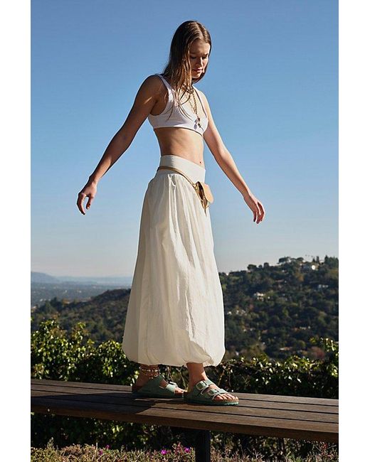 Free People Natural Bubble Bliss Skirt