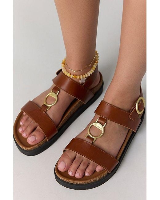 Barbour Brown Gwen Sandals