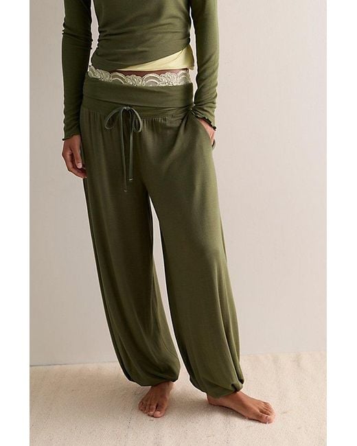Intimately By Free People Green Dream State Joggers By